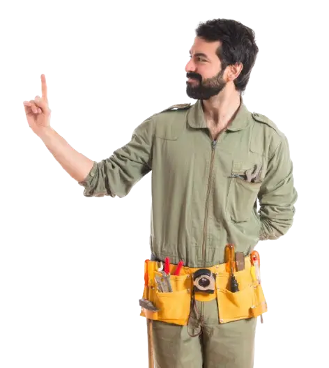 Mechanic Pointing Up Removebg Preview - The Electrician Experts